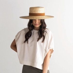 Gigi Pip Capri Medium Boater Hat